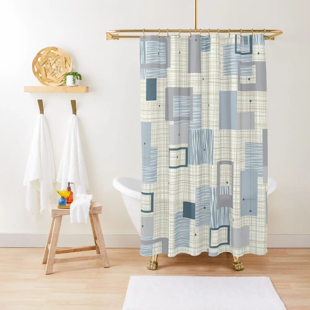 

Mid Century Modern 4a Shower Curtain Window Bathroom Accessories For The Bathroom Curtain