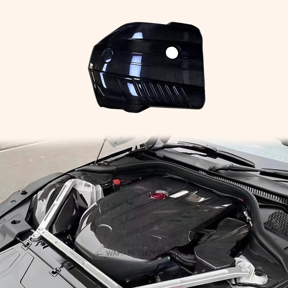 

For Supra A90 2019-2022 Carbon Fiber KZ Style Hood Bonnet Engine Trim Cover Plate