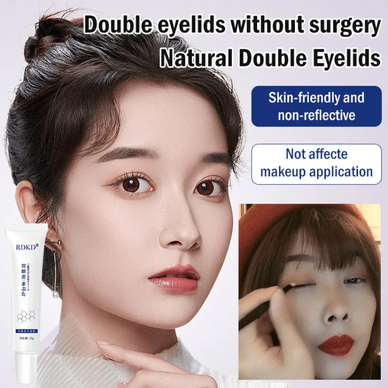 No traces Big Double Eyelids Styling Cream Super Stretch Fold Eyes Invisible Makeup Long Lift Lift Eye Tools Lasting Shaping