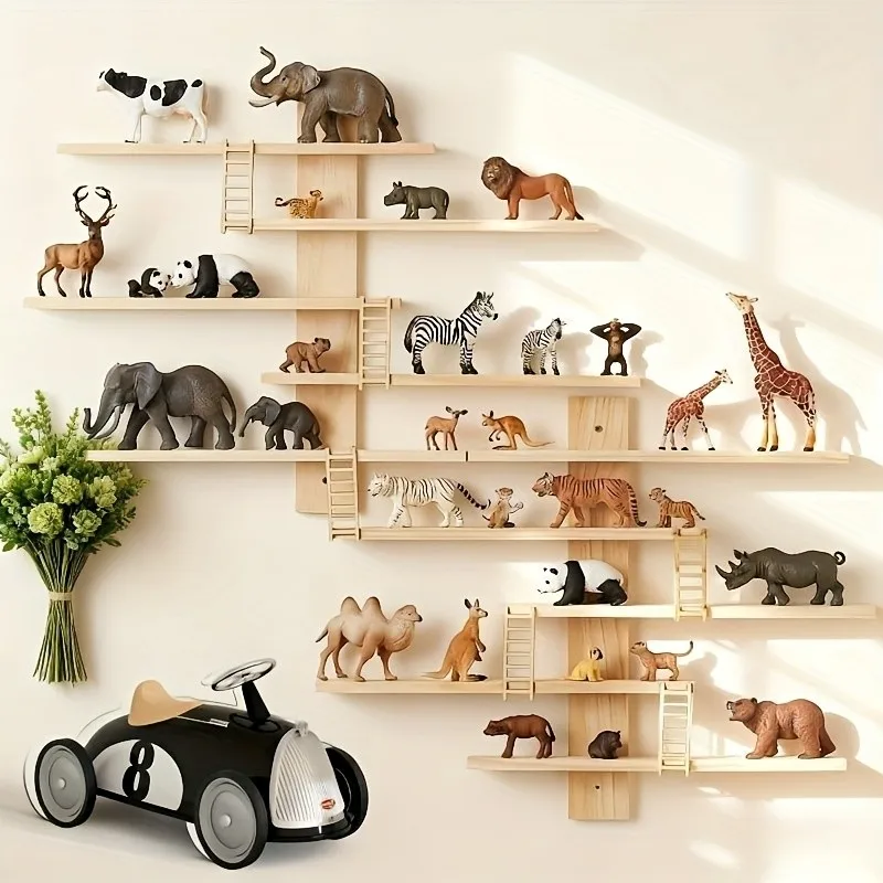 

A 5-Level Wall-Mounted Storage Shelf,Display Shelves for Home Decoration