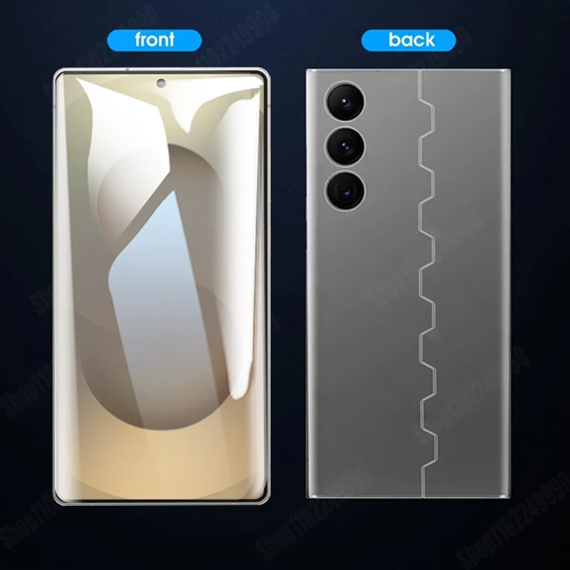 4IN1 فراشة هيدروجيل فيلم لسامسونج S25 الترا S24 زائد S23 S22 S21 S20 حامي الشاشة لسامسونج نوت 20 الترا عدسة فيلم #5