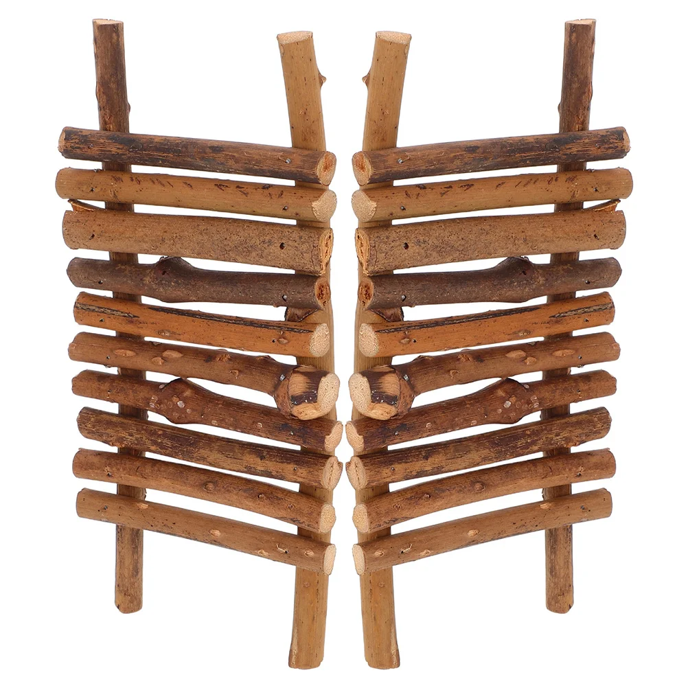 

2pcs Micro Decorations Miniature Bridges For Bonsai Terrarium Fairy Fish Tank Bridges Decoration Garden Ornaments