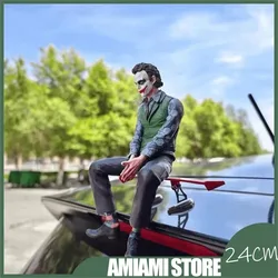 24cm komiksy detektywowe Joker tylne akcesoria samochodowe figurka Mafex samobójstwo oddział Joker Harleen Quinzel Supervillain prezenty zabawki