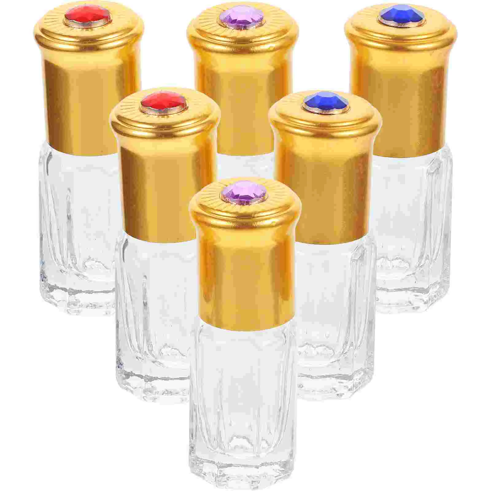 10 Uds. Vial aplicador Roll-on de 3ml botellas de rodillo recargables Perfumes femeninos aceite esencial de viaje