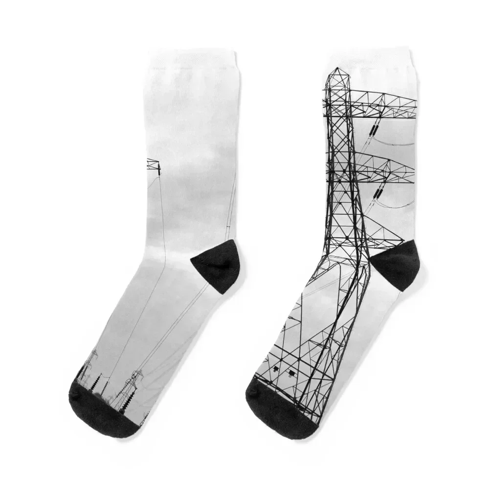 

Electricity pylons Socks summer soccer anti-slip Thermal man winter luxe Male Socks Women's