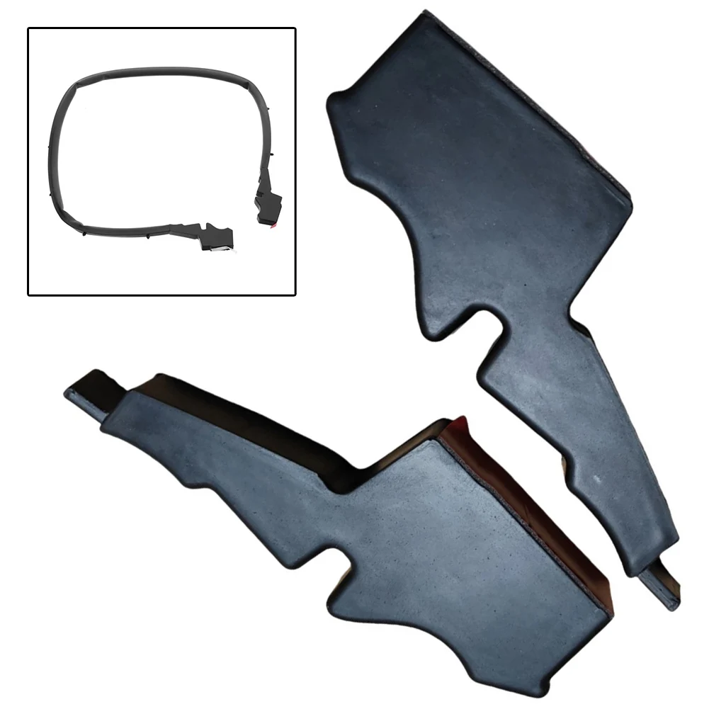 Easy Install Car Weatherstrip Cowl Grille NO for BLACK Cowl Weatherstrip Vibration Reduction Sleek Design Engine Compartment