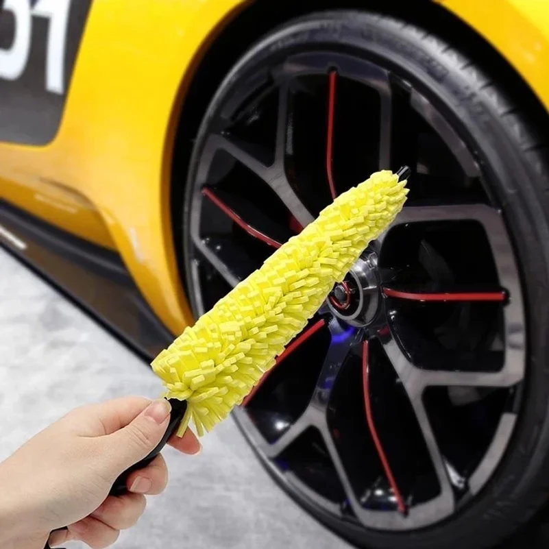 

1pcs Effortlessly Clean Your Car Wheels with this Tire Rim Cleaning Tool