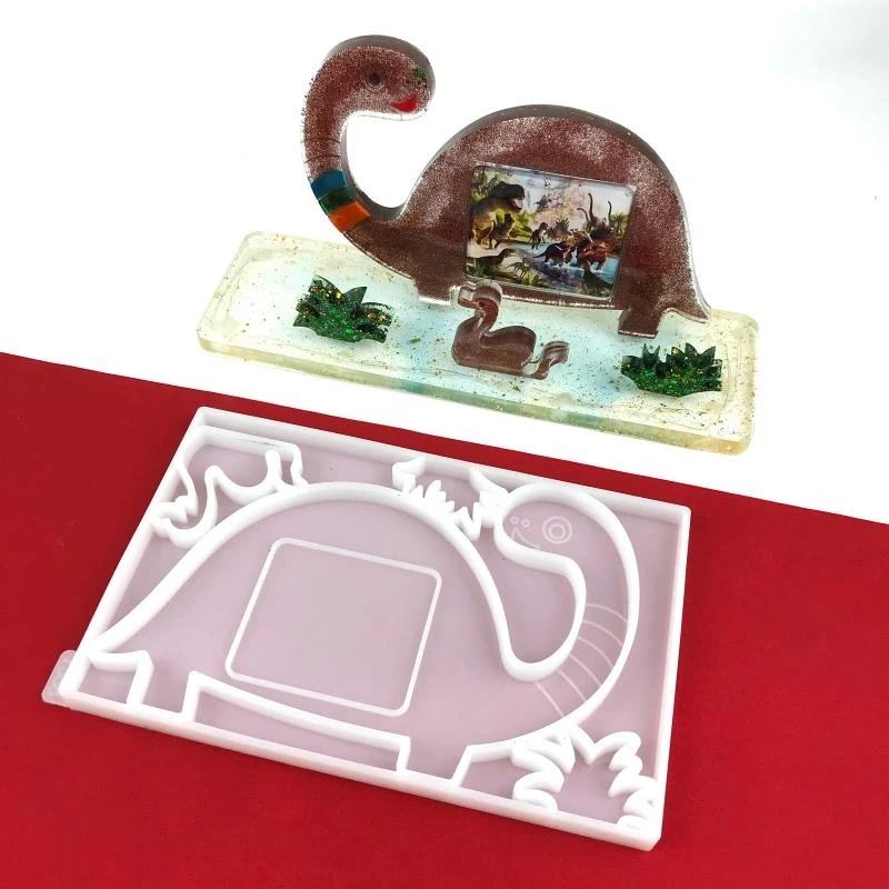 

Crystal Drop Mold Elephant Photo Frame Decoration Cow for Turtle Silicone M