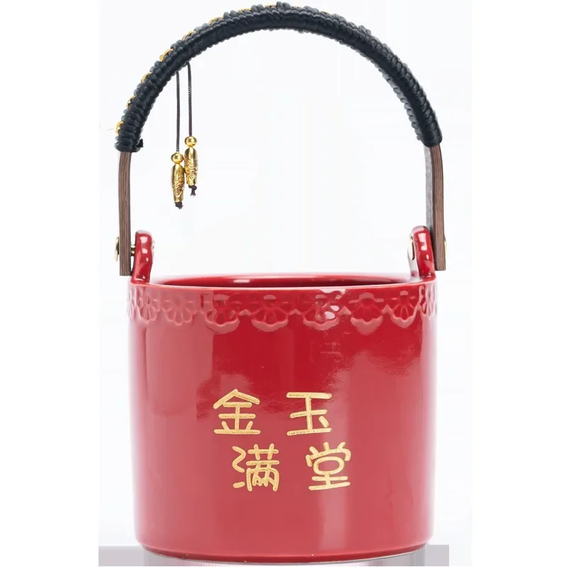 

Good meaning of marriage, children and grandchildren, bucket wedding, dowry set, wedding ceramic ornaments