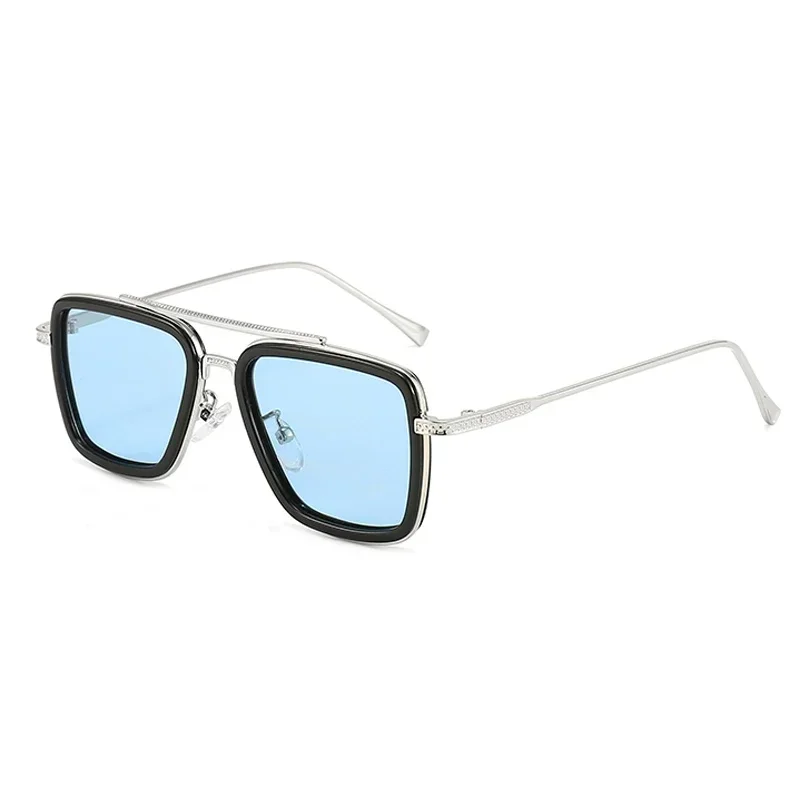 어린이용 럭셔리 토니 스타크 스타일 안경, 아이언맨 선글라스, 편광 선글라스, 소년 소녀, UV400 안경