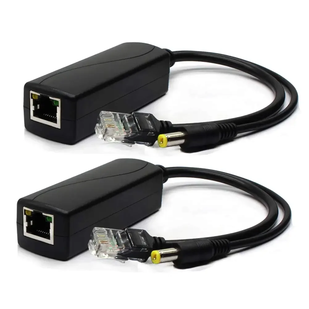 Uscita splitter POE standard 48V Switch POE splitter 12V 2A Universale 48V Cento Gigabit per telecamere, corrispondenza rete wireless