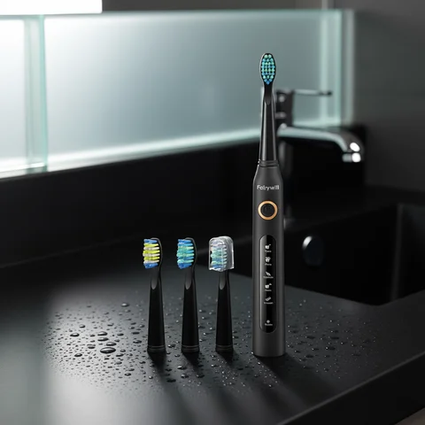 Fairywill Electric Sonic Toothbrush USB Charge FW-507 Rechargeable Waterproof Electronic Tooth Brushes Replacement Heads Adult
