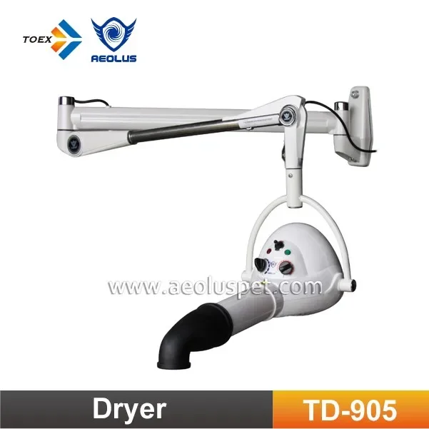 220V Space Saving Indoor Wall-hanging Dryer Brushless Phon Per Cani Pet Dryer With Ionic Secador Expulsor Para Perros