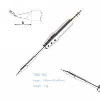 Original Soldering Iron Tip for TS80 TS80P TS1C TSB02 BC02 D25 K4 J02 Cordless Soldering Station Welding Tips Ceramic Heating