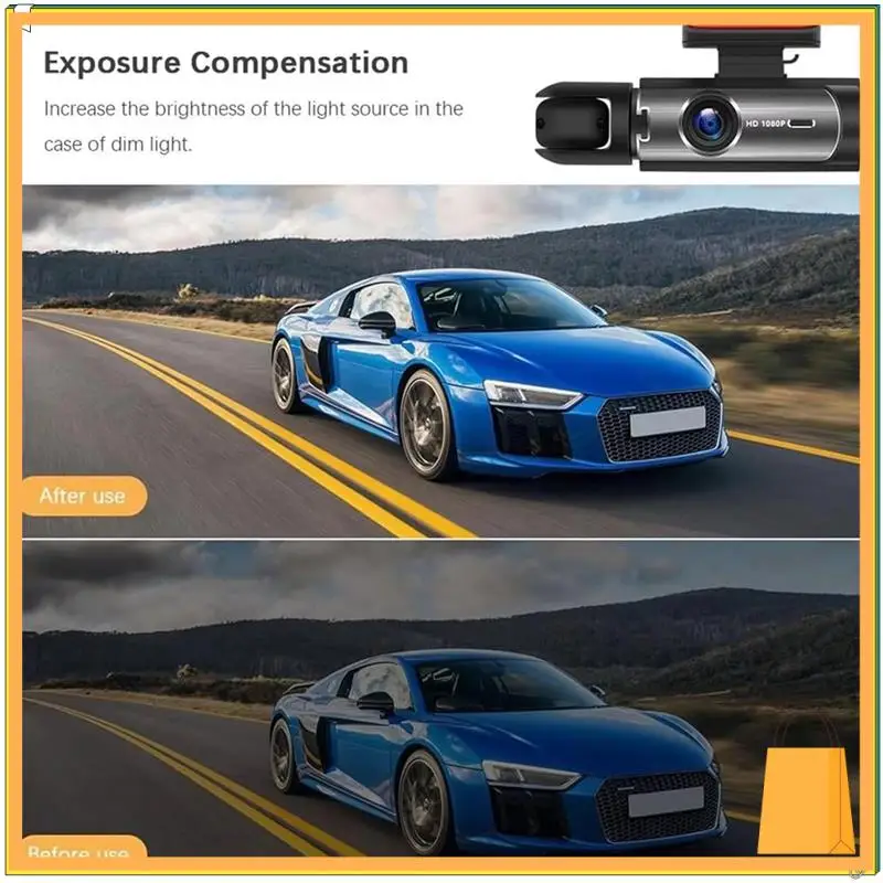 

Trending 64GB Front And Rear Dash Camera 1080P Full HD Front&Rear Dash Cam Dash Camera With Built-In Wireless Wi-Fi