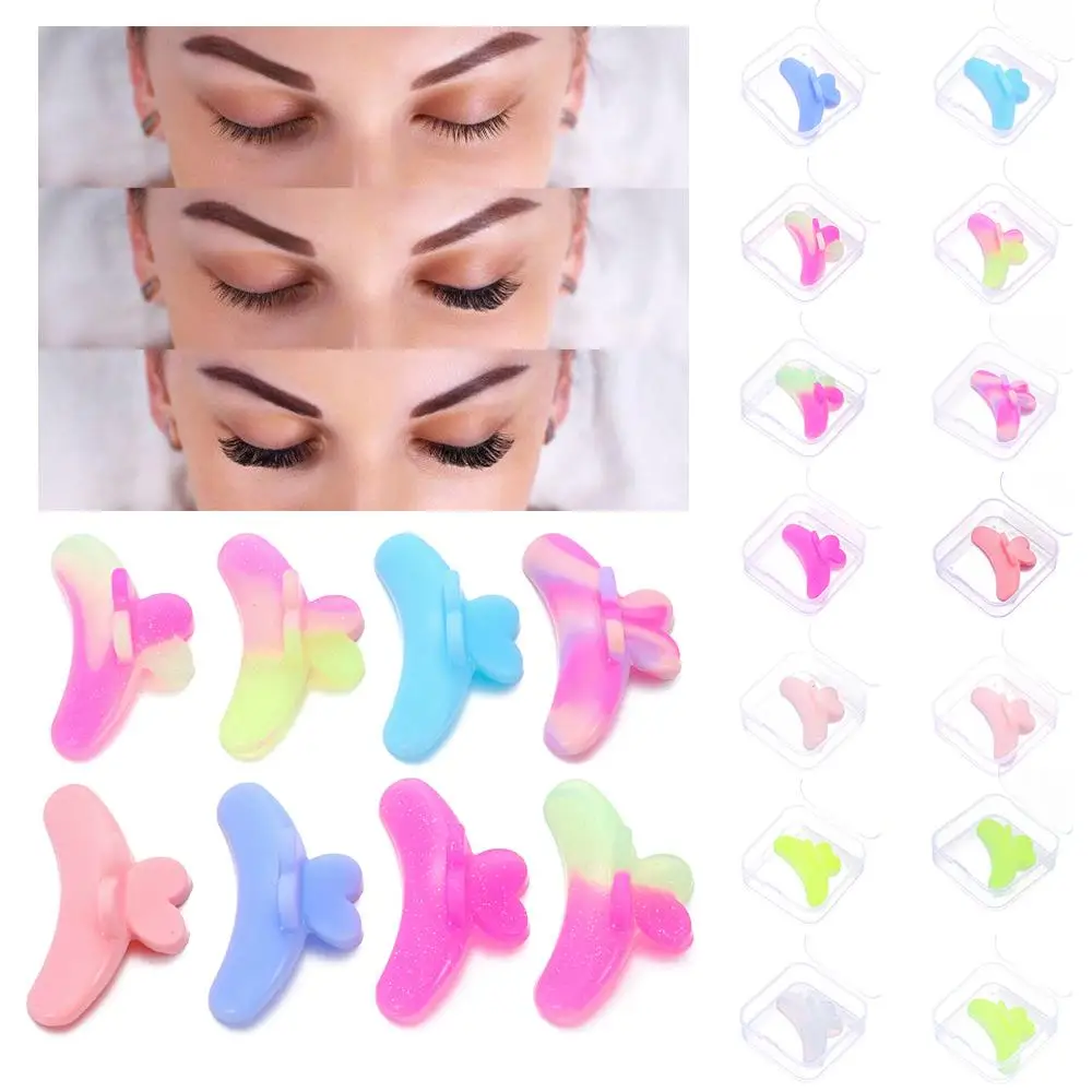 1/2PCS Applicator Tools Silicone Lash Lift Pads Reusable Ice Cream Eyelash Perm Curler Eyelash Extension