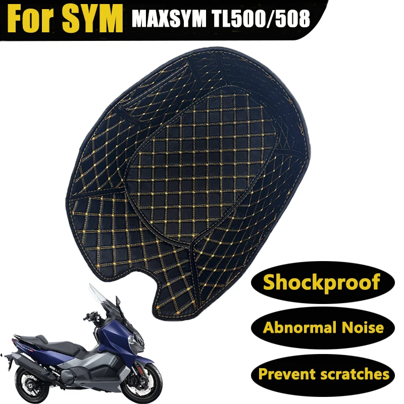 

For SYM MAXSYM TL500 TL508 Motorcycle Storage Box Seat Bucket Liner Cushion Shockproof Abnormal Noise Prevent Scratches