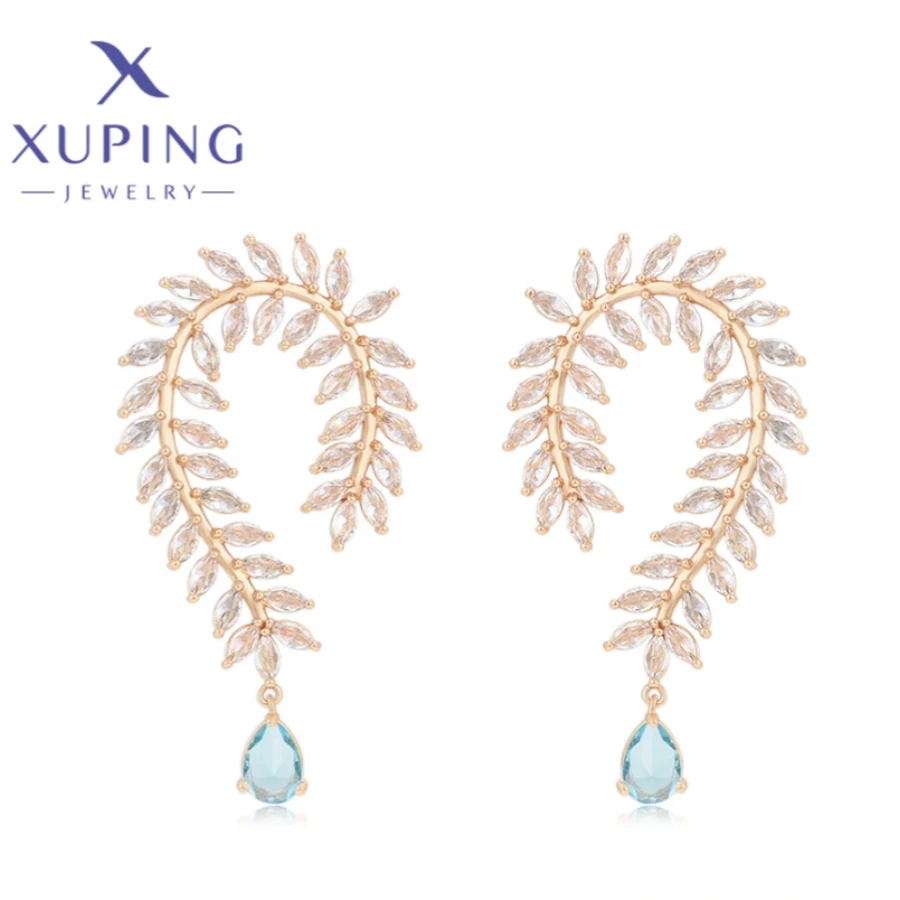 

Xuping Jewelry New Fashion Elegant Gold Color Geometry Shape Stud Earring for Women Schoolgirl Pretty Temperament Gift S00139743