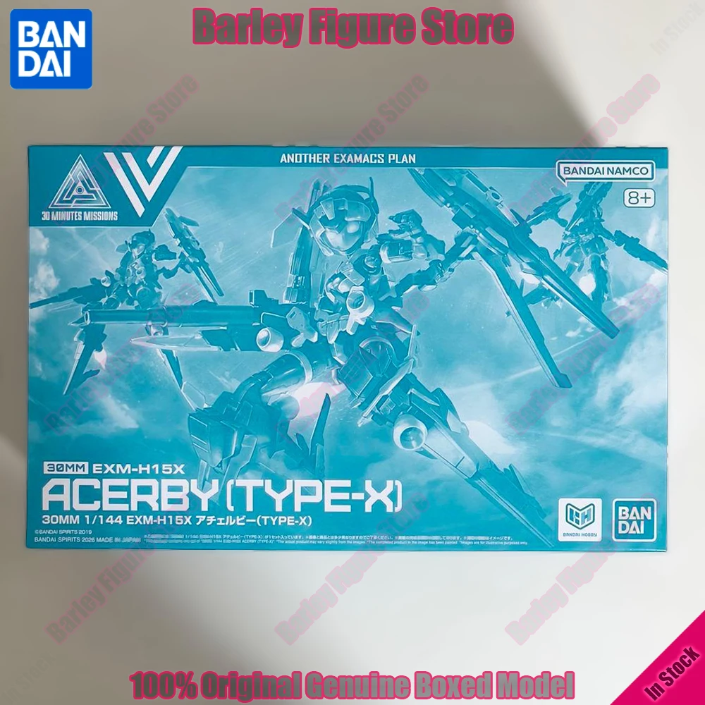 

In Stock BANDAI PB Limited 30MM 1/144 EXM-H15X Acerby Type-X Action Figure Assembly Model Kit Collection Anime Model Toy Gift