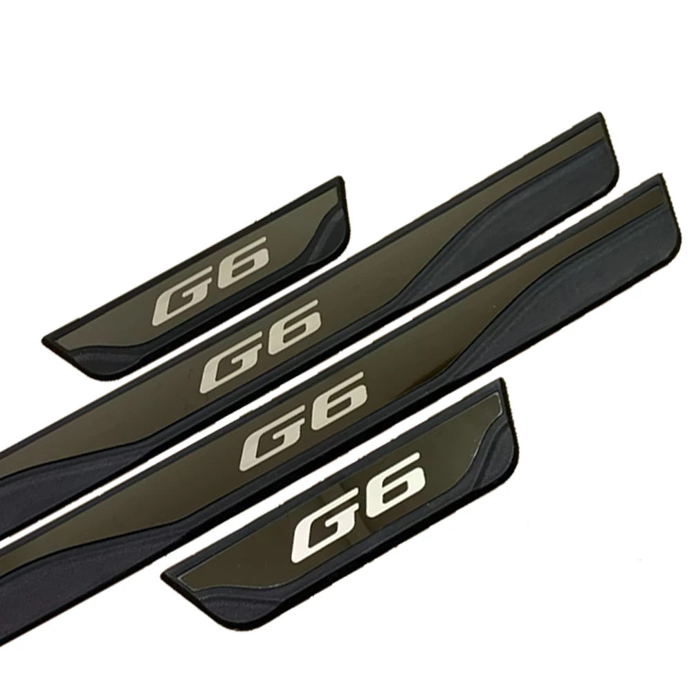 For Xpeng G6 2023 2024 2025 Car Threshold Strip Trim Door Sill Scuff Plate Protector Welcome Pedal Accessories Stickers - Image 5