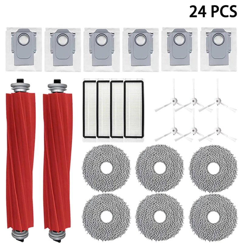 Roborock Q Revo P10 A7400RR روبوت أسبرادور إكسسوارات cepillo الجانبية الرئيسية filtro Hepa paños de fregona bolsa de polv
