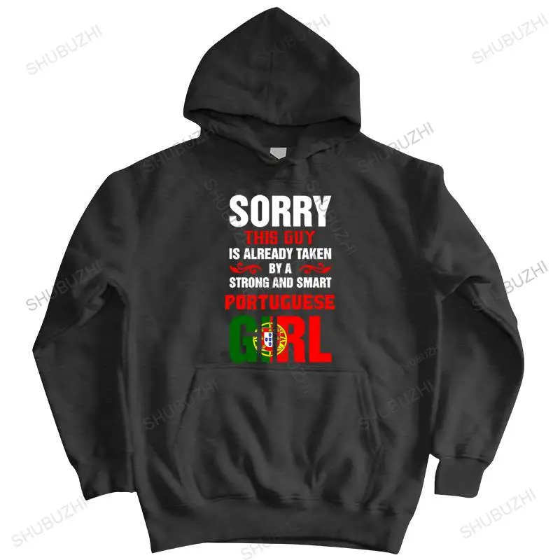 

Man fashion brand black hoody zipper hot sale Portuguese flag new arrived warm coat jacket men High Quality hoodie oversized