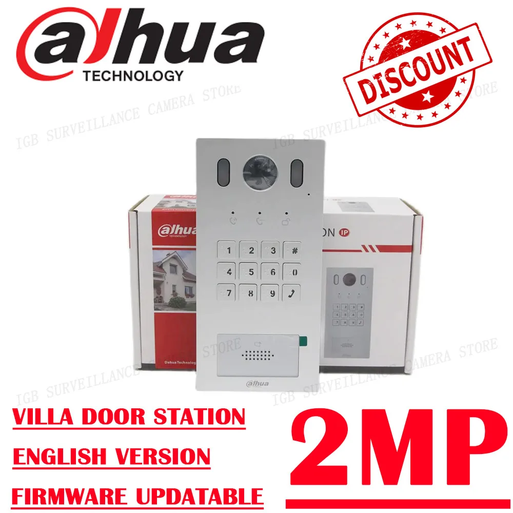 

Dahua VTO3221E-P PoE(802.3af) IP Villa doorbell ,password code unlock DoorPhone, Video Intercom, call to phone app,SIP firmware