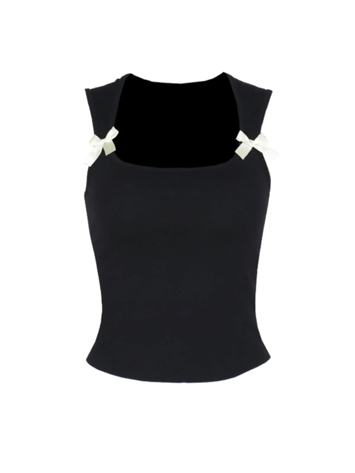 

Простая повседневная облегающая майка для женщин с узлом, однотонный летний модный женский жилет, топ больших размеров, платье