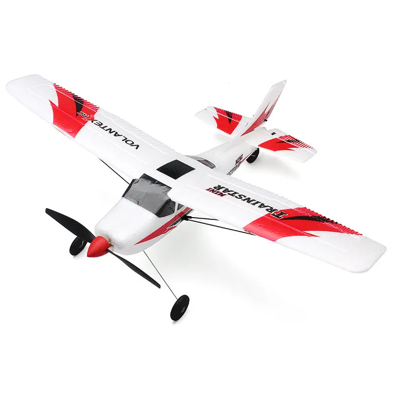 Volantex  761-1 Trainstar Mini 4Ch 400mm RC Airplane parts: Propeller  Servo horns Gear box Motor Receiver charger etc