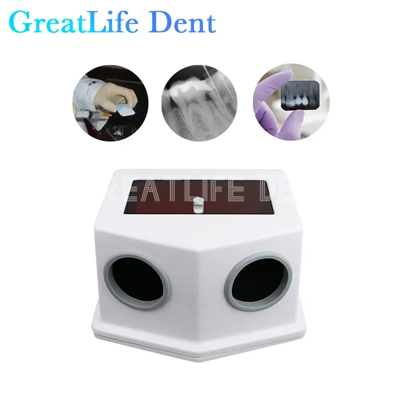 GreatLife Dent Portable 250ML Chamber Dental Manual Washing Darkroom Box X-Ray Film Processor Developer