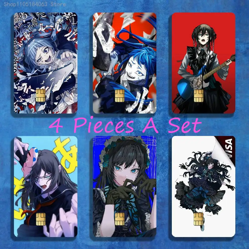 

A-Ado Stickers Credit Visa Debit Bank Charge Card Bus Metro Waterproof Sticker Decal Decoration