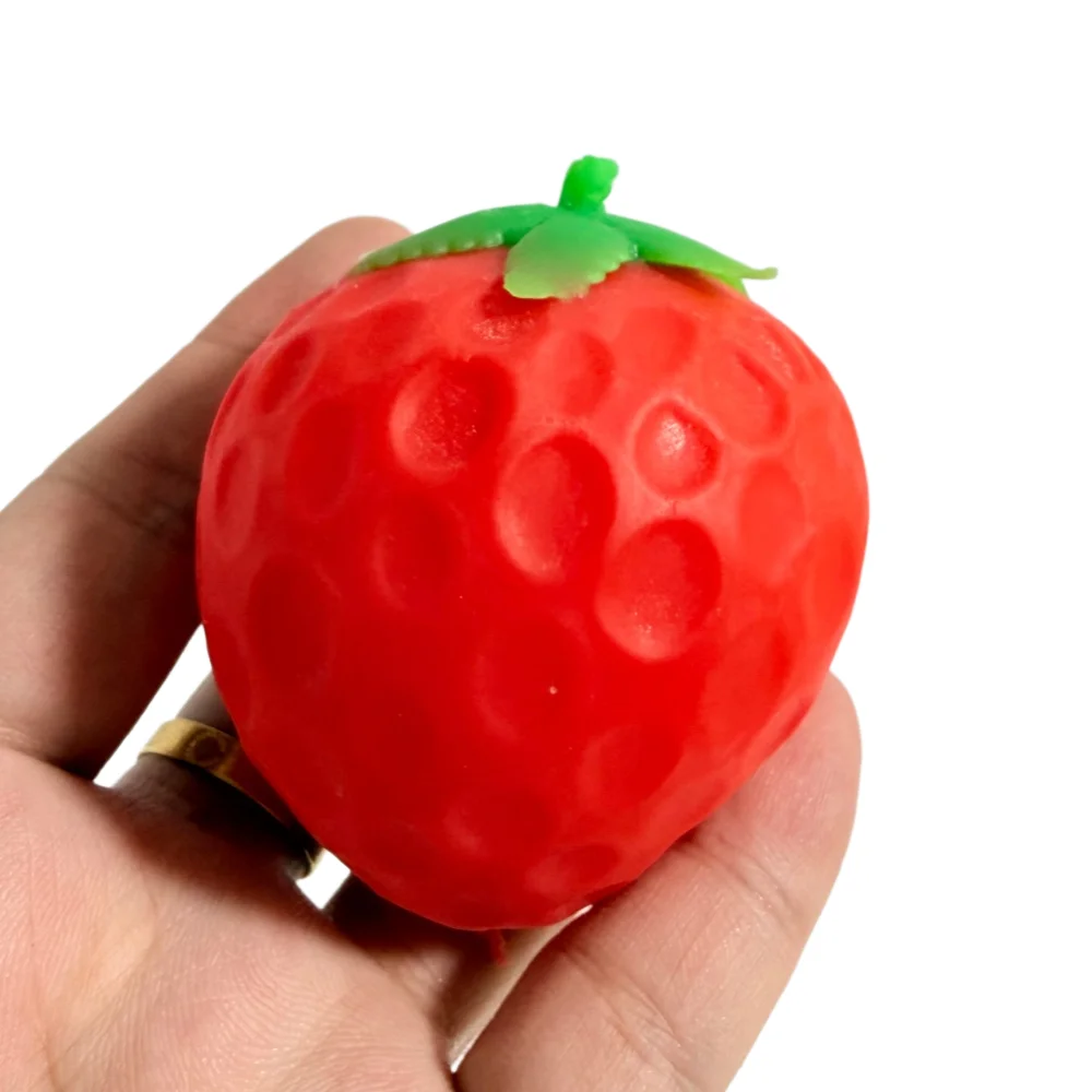 2026 Stressabbau-Spielzeug Frucht-Squishy Erdbeer-Quetschspielzeug Anti-Stress-Spielzeug Fidget-Spielzeug für Freunde Weihnachtsgeschenk
