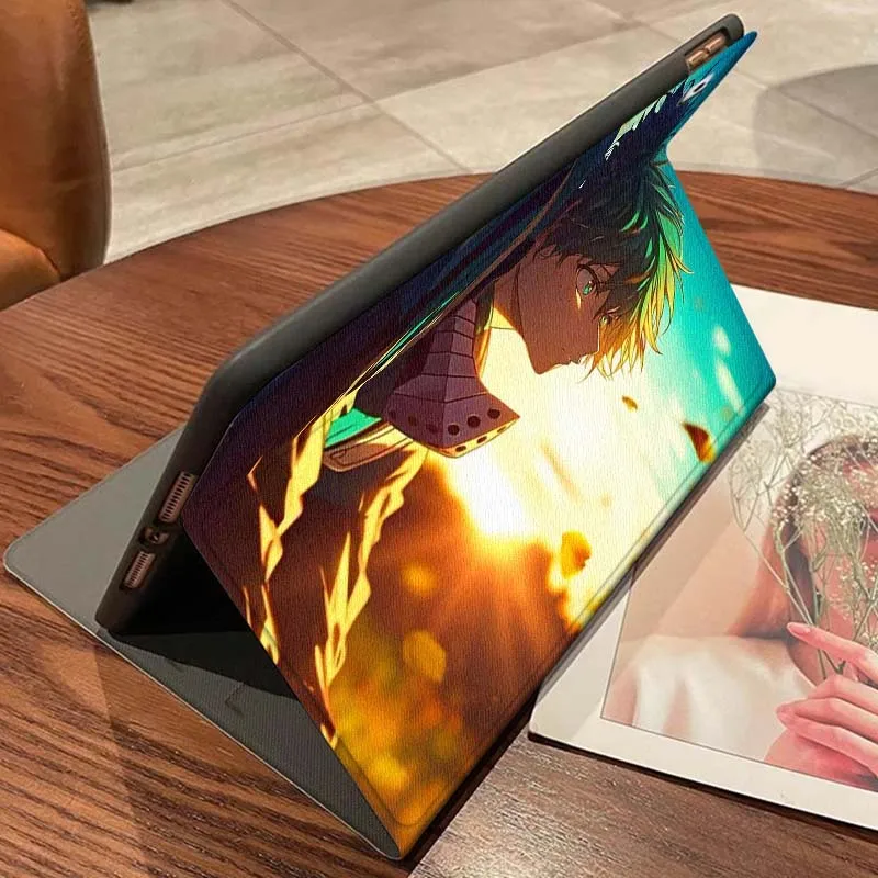 My Hero Academia Beliebt für iPad Pro Air Mini 2 3 4 5 6 7 7th 8th 9th 10th 11th 10.2 9.7 10.5 10.9 11 12.9 13 Tablet-Hülle