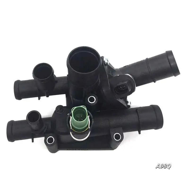 1 Buah Sensor Suhu Perumahan Termostat ABS Hitam untuk VW Golf Mk4 1.6 06A121111A /06A121513A