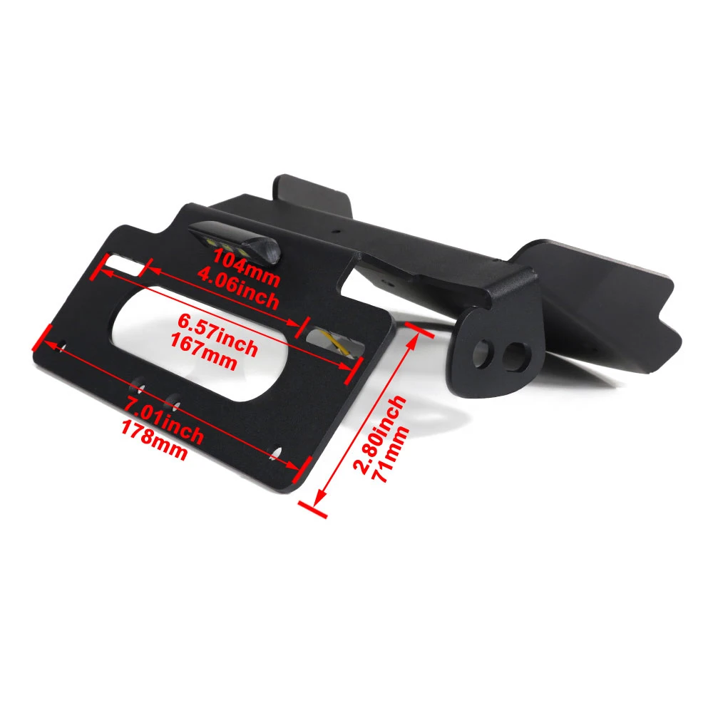 Para harley-davidson pan américa 1250/1250 especial 2021 2022 2023 2024 moto cauda arrumado suporte da placa de licença fender eliminador