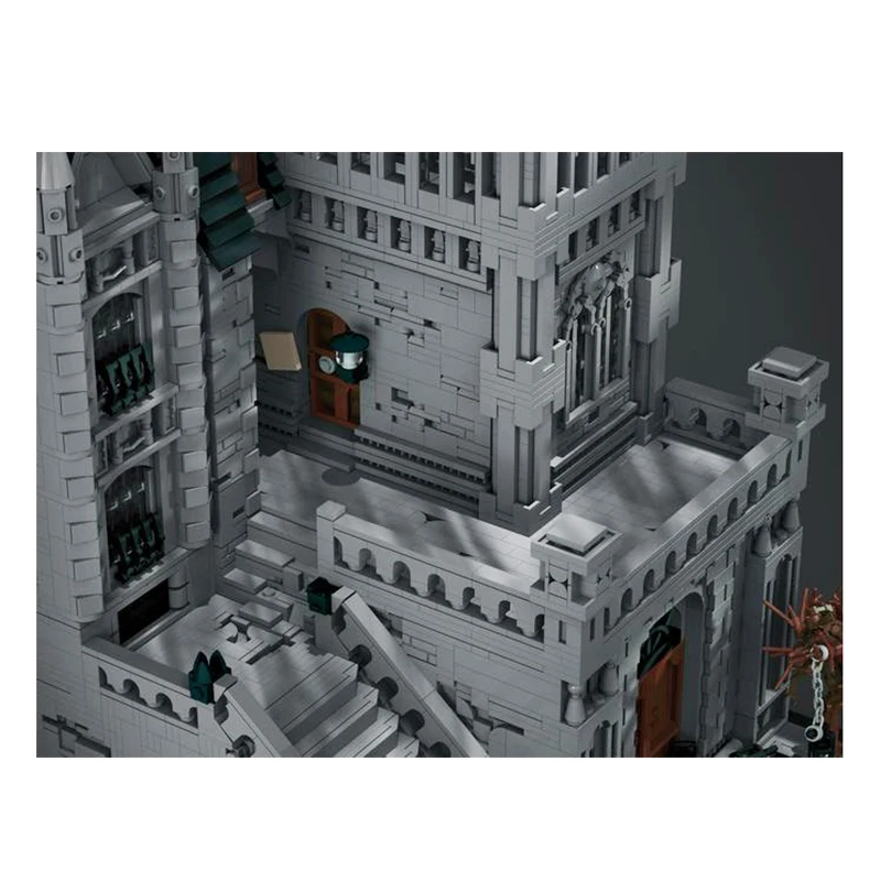 Jeu Scène Tech Architecture Gothique MOC-155744 Les Rues De Yharnam décennie s De Construction Modèle Collection Briques Jouet Cadeaux Pour Enfants