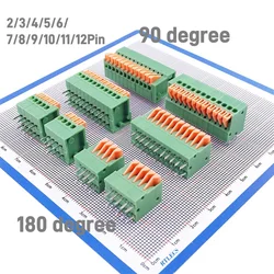 10 50pcs Terminal Block KF141 Vertical Right Angle Board 0.100