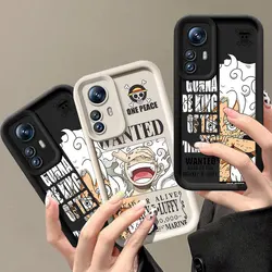 Anime L-Luffy Phone Case For Xiaomi 11i 11 Lite 12 14T Redmi Note 10 11 11T 12 13 Pro 5G Plus 11S 12S