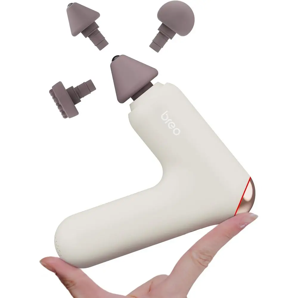 

Deep Tissue Percussion Massager with Heat for Back & Muscle Relief - Quiet, Portable, Ideal for Home, Office, Sports & Travel