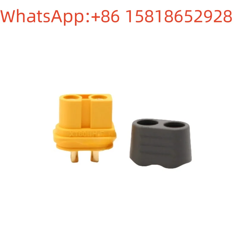10pcs Amass XT60UH-M/F Male and Female RC Model Connectors with Protective Covers, 3.5mm Gold-Plated Plugs, Compatible with XT60