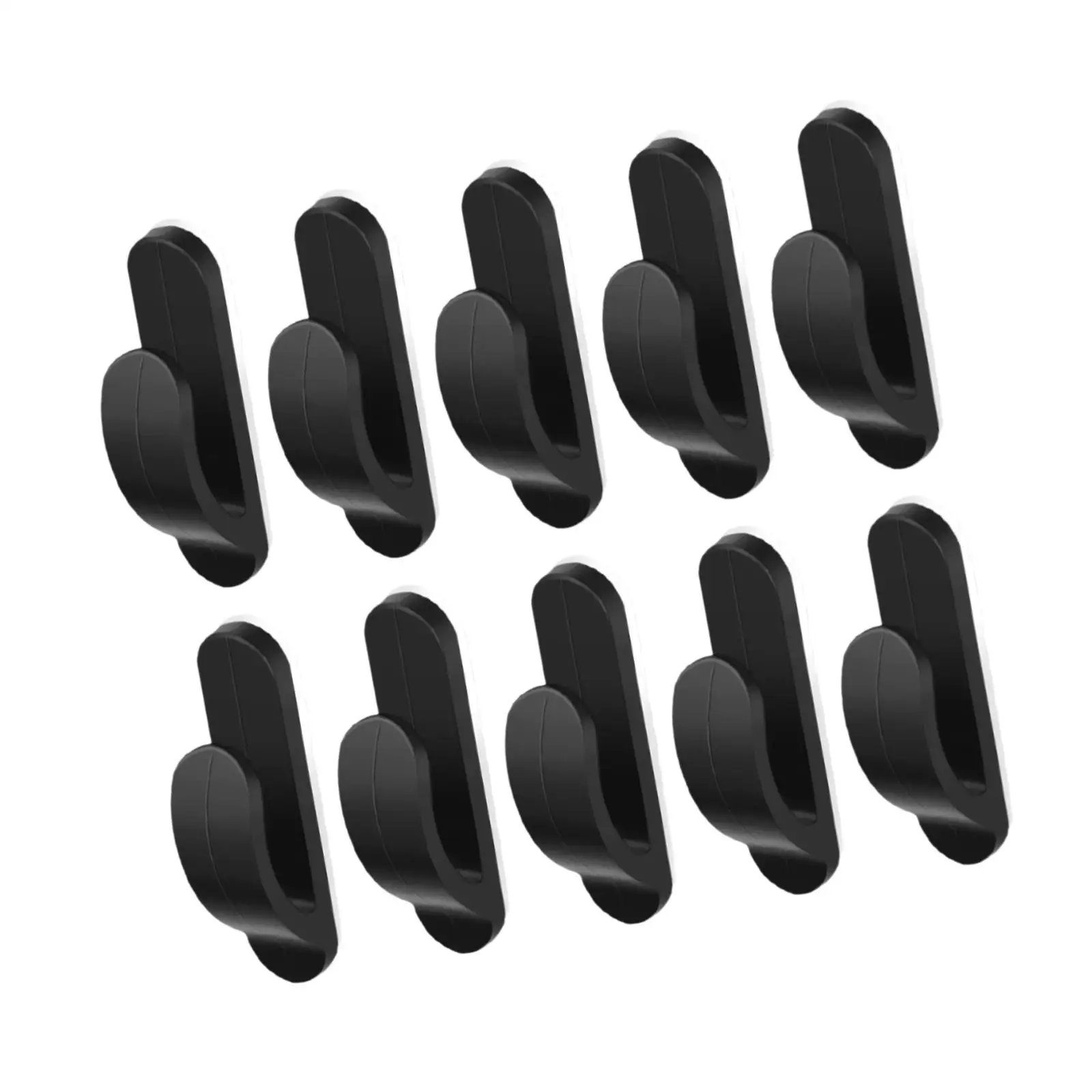 

10 Pieces Vehicle Sticky Hooks Seatback Organizer, Hanging Auto Storage Hooks for Earphone Cable