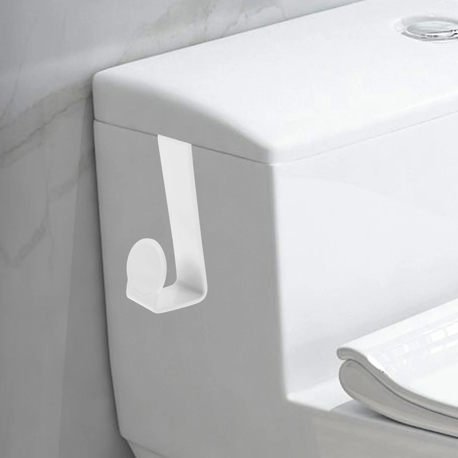 

2Pcs Toilet Hook Z Shaped Potty Hook Toilet Seat Holder No Drilling Over Door Bathroom Kitchen Household Organizing Hooks