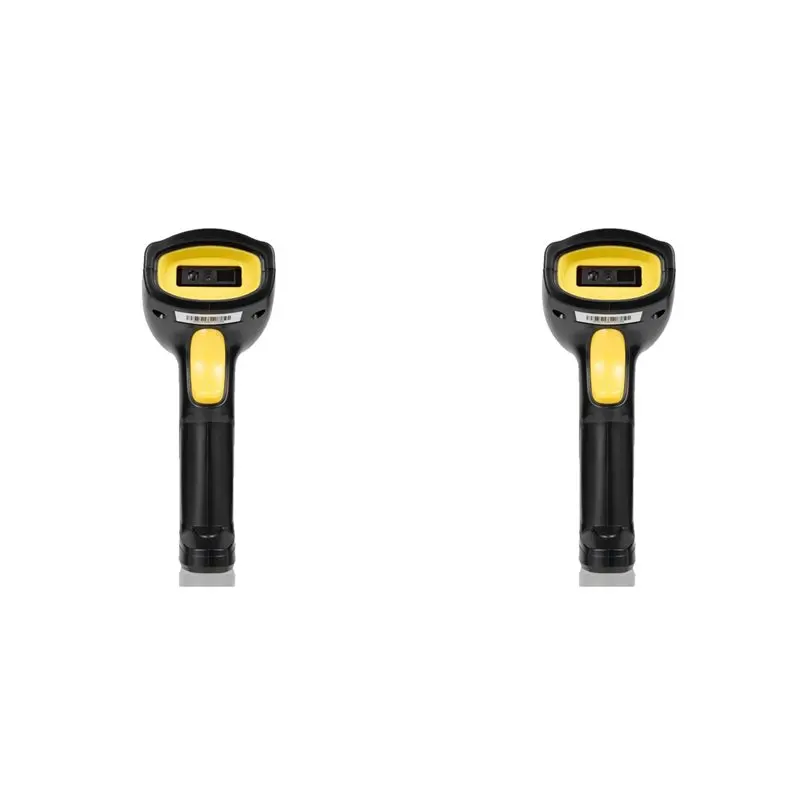 

2X Handheld Wireless 1D 2D Scanner Barcode Scanne Wireless Bluetooth 1D 2D QR Code Reader For Supermarket-ABIU