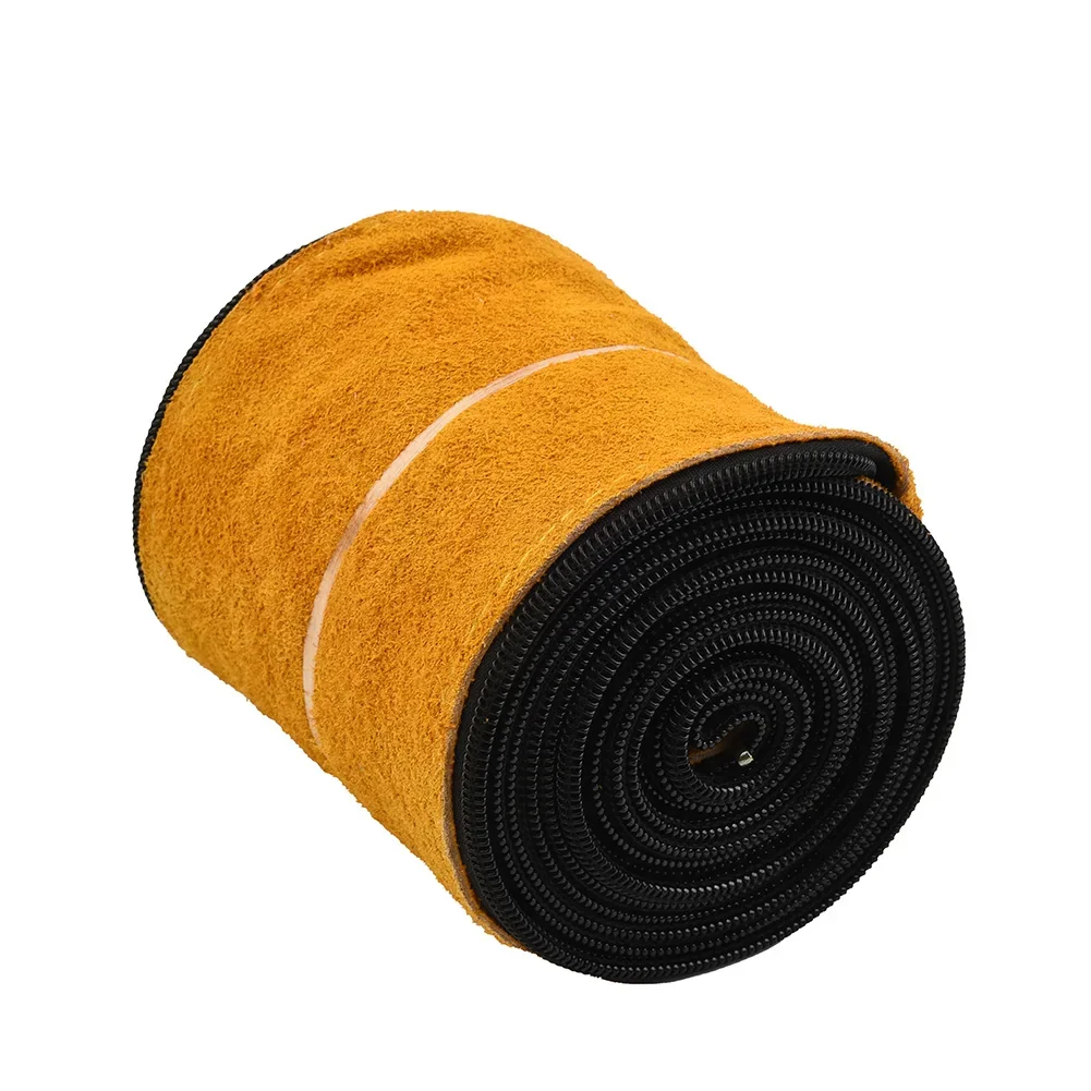 

Cable Cover TIG Welding Torch 1pc With Zipper Yellow Hose Leather Mig Protection Spare Parts Accessories Cowhide