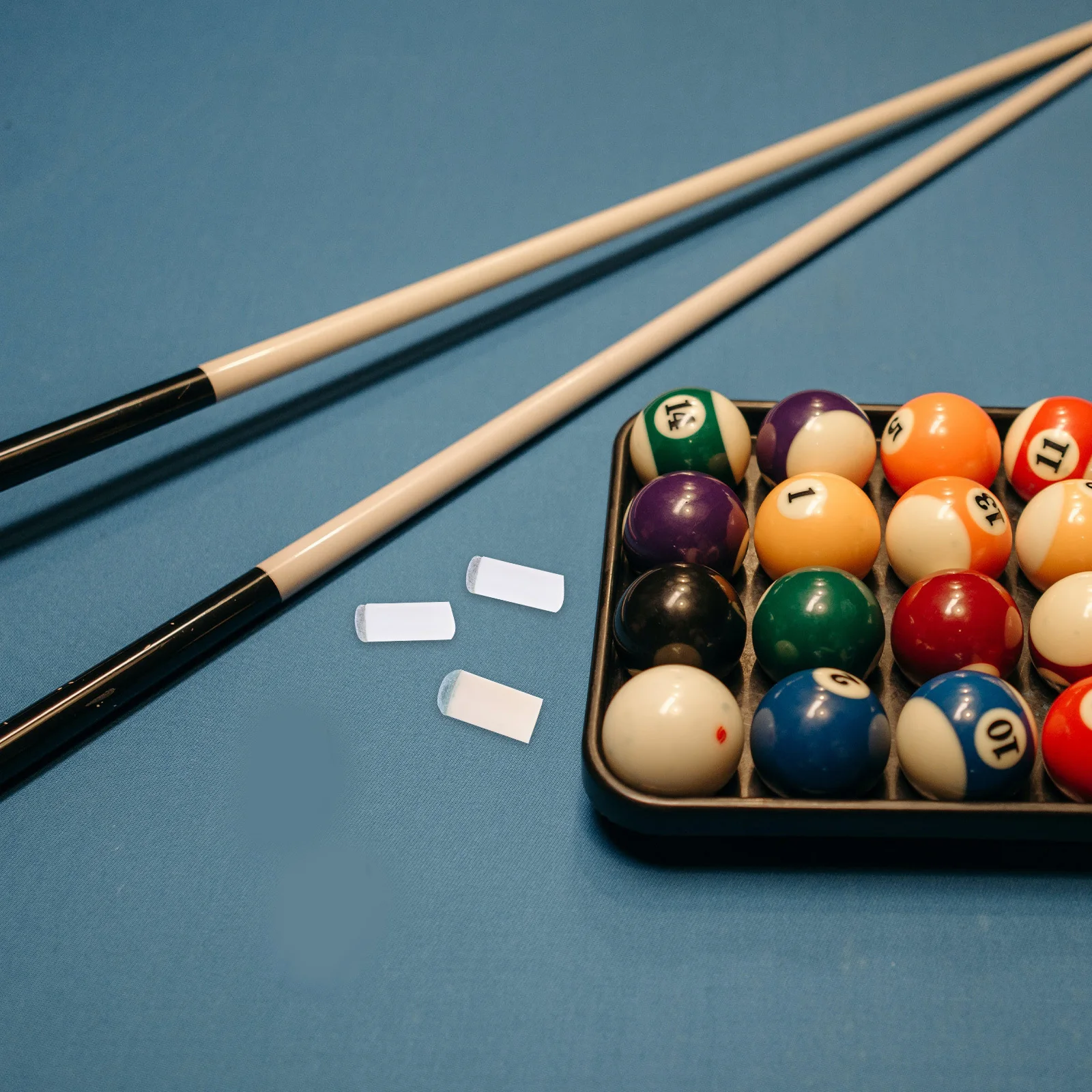 

50Pcs Billiard Pool Cue Sliding Tips Replacement Covers Snooker Cue Stick Repair Maintenance Pool Stick Tips Billiard Tip Cover