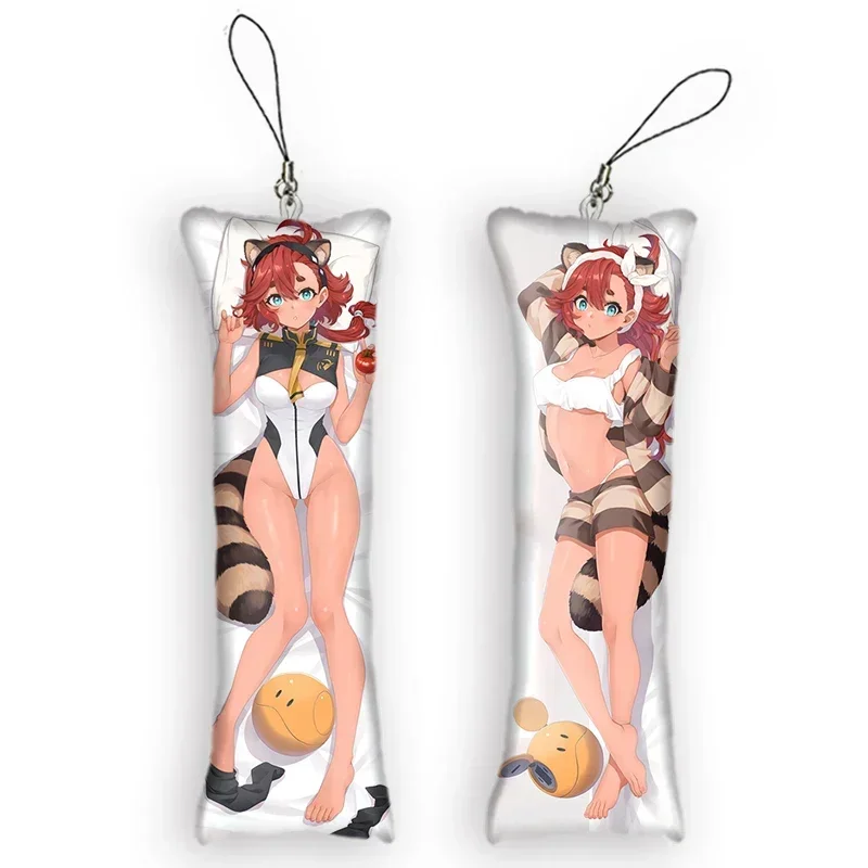 

New Pattern Hot Selling Item Mobile Suit Gundam The Witch From Mercury Ericht Samaya Dakimakura Mini Keychain Cute Small Pillow