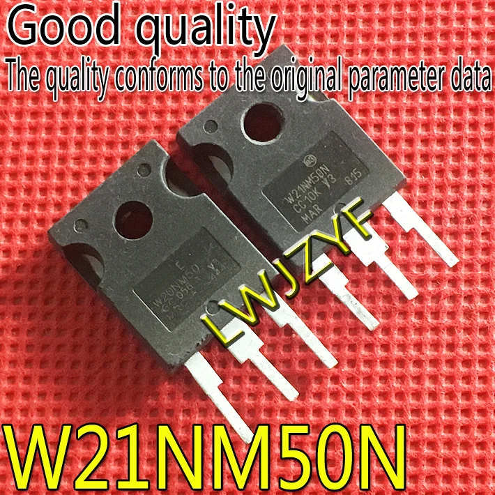 (10Pieces) New  W21NM50N STW21NM50N TO-247 500V21A  MOSFET Fast shipping