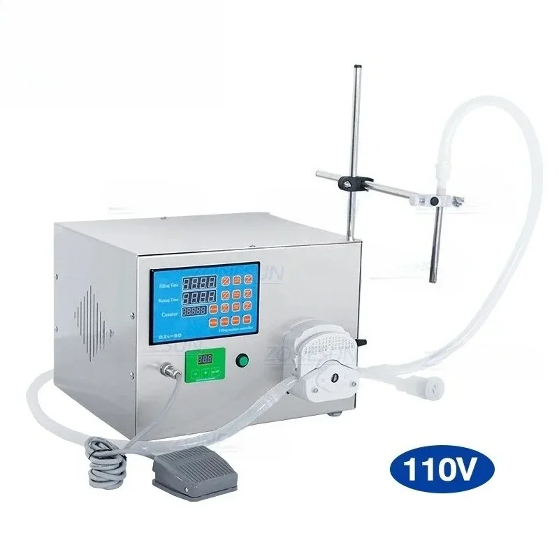 ZS-GEL80 Semi Automatic Peristaltic Pump Detergent Eye Dropper Gel Juice Hand Sanitizer Thick Liquid Filling MachineHOT
