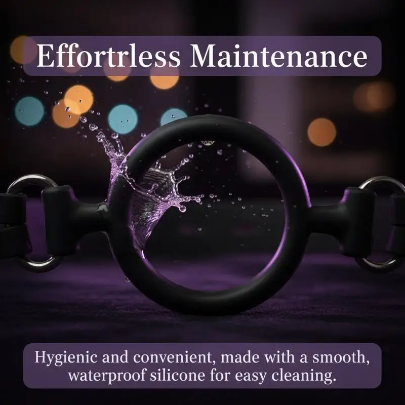 [TG823]Adult Products Oral Restraints Band Bondage O Ring Open Mouth Gag Ball Sex Toys For Couples Accessories Leather view 2
