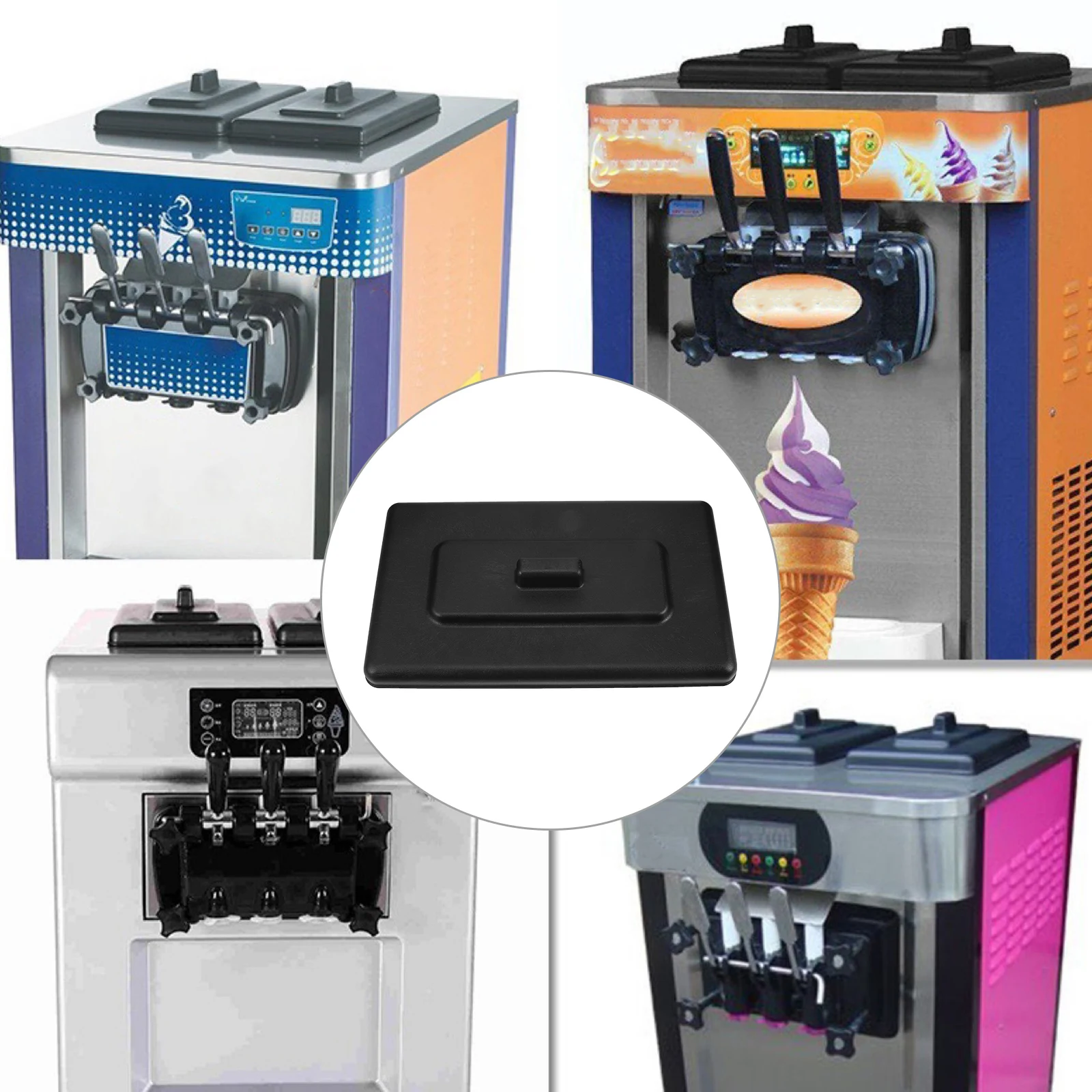 

Electric Ice Cream Machine Cover Maker Plastic Kitchenware Protection Protective